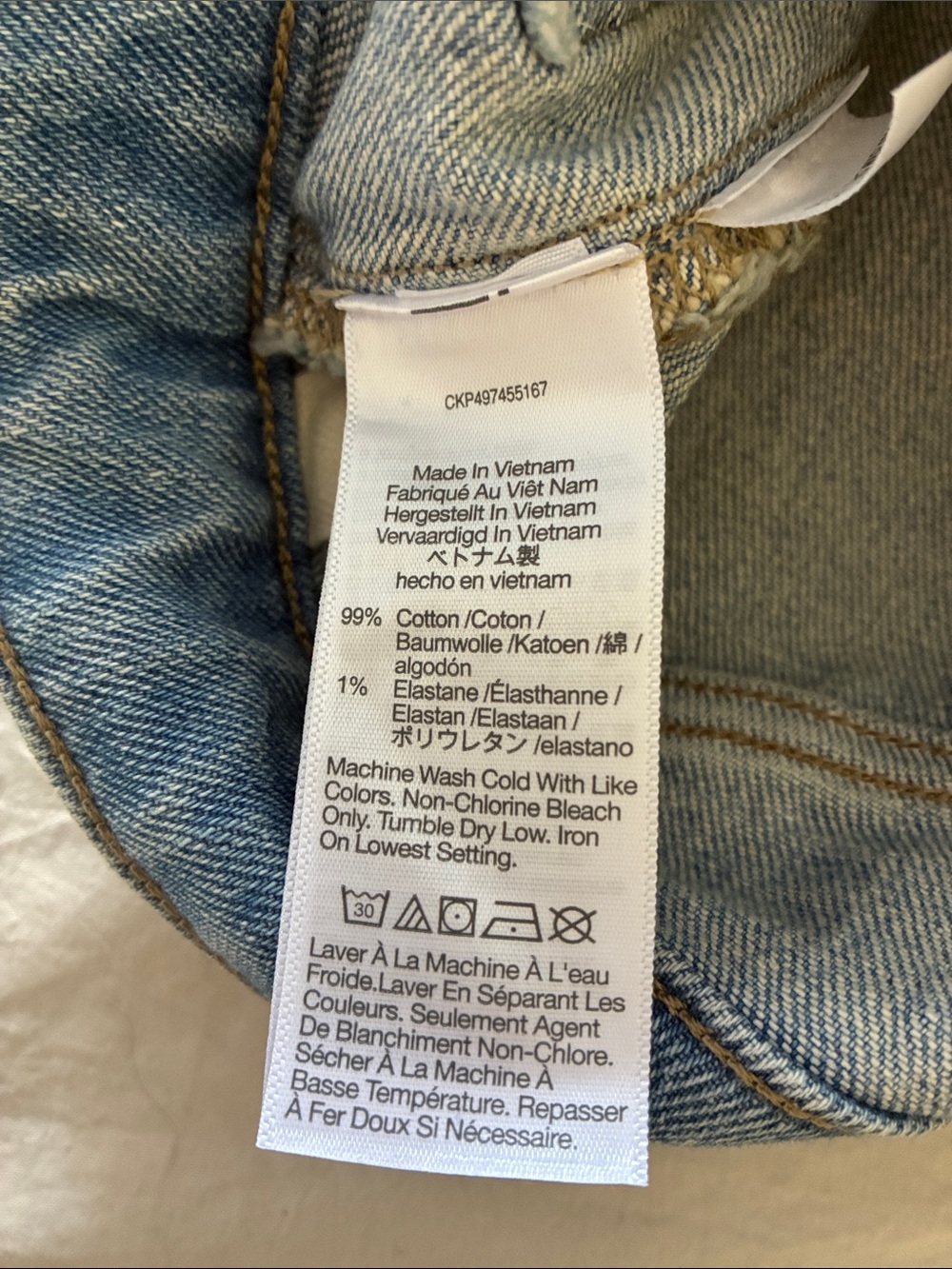 Madewell Light Blue Denim High-Rise Shorts - Picture 6 of 6